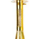 COCOYAYA Ashoka Series Hookah – 42 Inches | Premium Golden Edition - Image 2