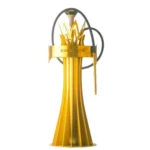 COCOYAYA Gemini Hookah – 34 Inch Premium Golden Edition
