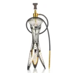COCOYAYA Khalifa Hookah – 42 Inches | Premium Golden Hookah with LED, Remote & X-Function - Image 3