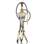 COCOYAYA Khalifa Hookah – 42 Inches | Premium Golden Hookah with LED, Remote & X-Function