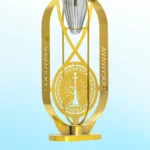 COCOYAYA Opala Hookah – Golden Edition (48 Inches) | Premium Designer Hookah with V-Shaped Glass Base & X-Function - Image 2