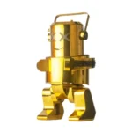 COCOYAYA Small Marshmello Hookah - Golden - Image 2