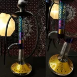 Omnis Royal Hookah – Rainbow Edition with Golden Designer Bowl