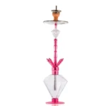 R2 Diamond 4 Pipe Hookah - Pink | Dejavuu Premium Designer Hookah - Image 3