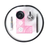 L Shape Car Hookah - Pink | Portable LED Designer Hookah