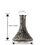 Bomber Hookah Glass Replacement Base – Black