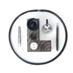 L Shape Car Hookah - Black | Portable LED Designer Hookah