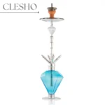 R2 Diamond 4 Pipe Hookah - Silver | Dejavuu Premium Designer Hookah - Image 3
