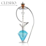 R2 Diamond 4 Pipe Hookah - Silver | Dejavuu Premium Designer Hookah