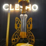 Golden Fly Hookah with LED Light - 24 Inch Premium Edition