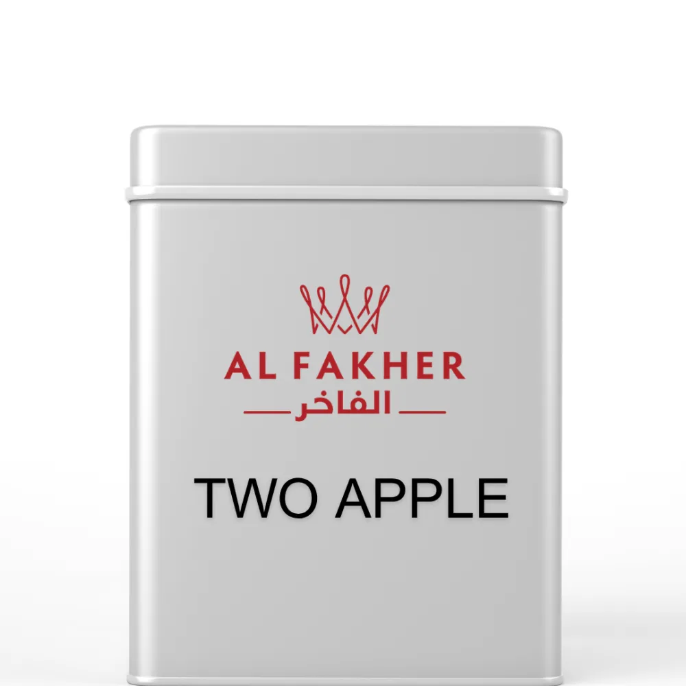 119.webp Al Fakher Two Apple Hookah Flavor - 1kg Bucket - Image 1