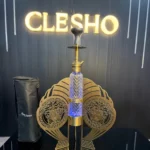 VG France Versache Hookah with 3 Bags (LED Remote) - Gold - Image 3