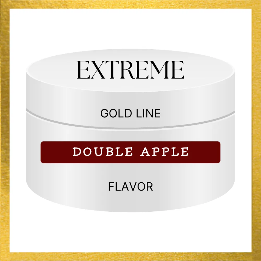 201.webp Double Apple Extreme Flavor - Gold Line Hookah - 100g Box - Image 1