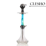 Amotion Valve Hookah – Blue Stem with Transparent Glass Base (24 Inches) - Image 2