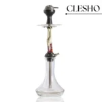 Amotion Valve Hookah – Brown Stem with Transparent Glass Base (24 Inches) - Image 2