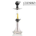 Amotion Valve Hookah – White Stem with Transparent Glass Base (24 Inches) - Image 2