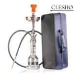 Thugs Medium Khalil Hookah with Case – Silver (28 Inches)