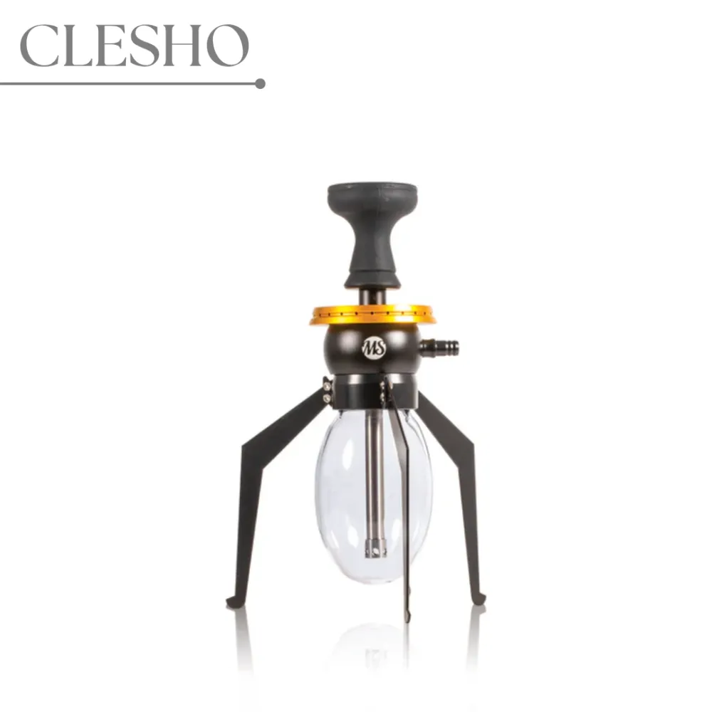 298.webp Spidy Hookah with 3 Legs - Golden | 15 Inch Premium Designer Hookah - Image 1