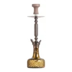 Qube Shisha Valencia Hookah - Bronze Stam Grey Base (19+ inches) - Image 2