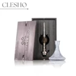 MKL Prisoner Ape Hookah with Wooden Case - Silver | 28 Inch Premium Stainless Steel Hookah - Image 2