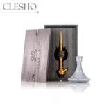MKL Beast Lord Hookah with Wooden Case - Gold | 28 Inch Premium Stainless Steel Hookah - Image 2