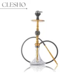 MKL Soldier Ape Hookah with Wooden Case - Gold | 28 Inch Premium Stainless Steel Hookah