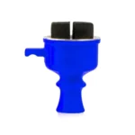 Silicone Pull Drawer Hookah Chillum with Tray – Blue