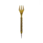 Royal Fang Hookah Fork – Rusty Gold - Image 3