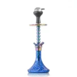 Fighter Hookah - Rainbow Stem with Blue Base (22 Inches) | VG France - Image 2
