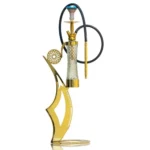 COCOYAYA Denver Fly Hookah - Golden Wings - Transparent Bottle