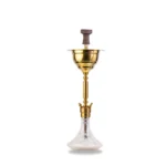 Cocoyaya Yara 2.0 Hookah - Golden stem with Transparent Base + Free Carry Bag - Image 3