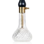 COCOYAYA Ghazi Hookah - Black Stem - Transparent Base + Free Carry Bag - Image 5
