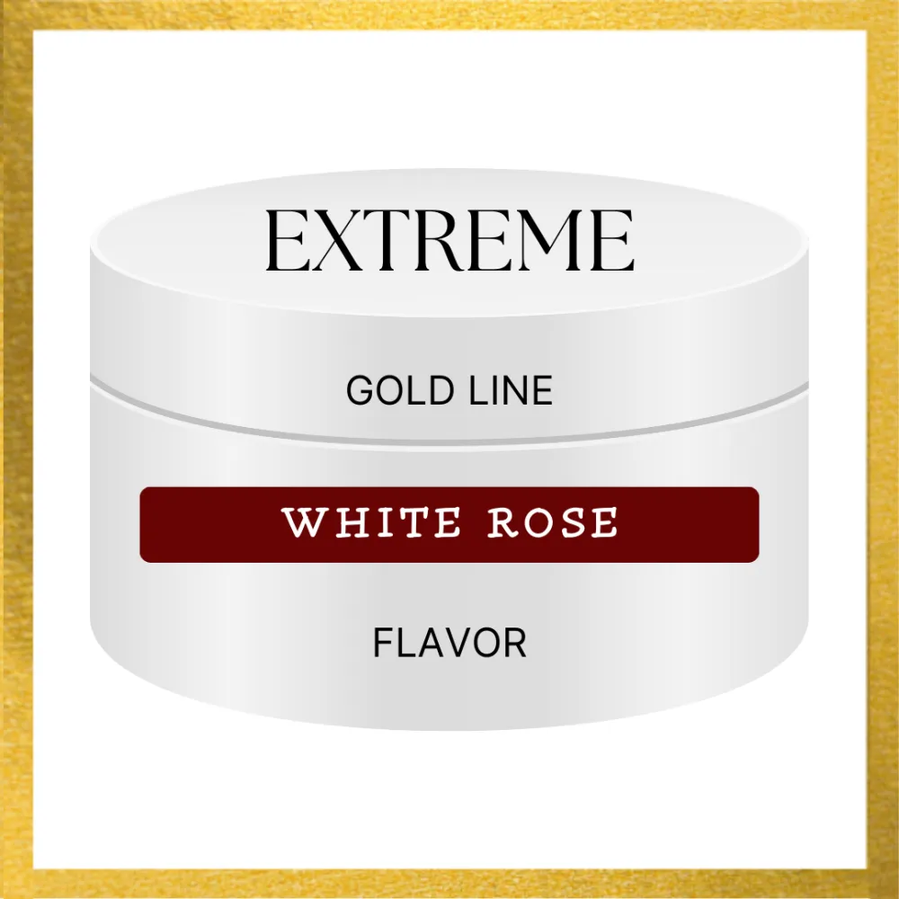 6.webp White rose - Extreme Gold Line Hookah Flavor - 100g Box - Image 1
