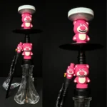 Teddy Luxe Hookah with Free Teddy Filter | 20 Inch Designer Edition | Transparent Base