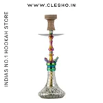 Cocoyaya Simba Prism Hookah - Transparent Base with Rainbow Stem - Image 3