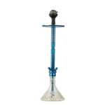Sultan Hookah - Blue Stem with Transparent Base & Dual Carry Bags - Image 2