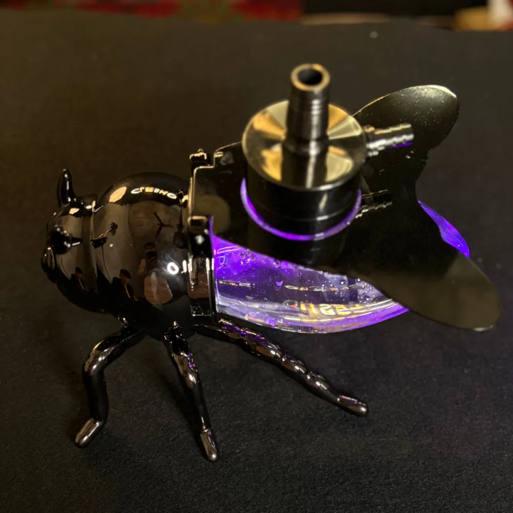 85.webp Giant Bee LED Hookah - Royal BlackEdition - Image 1