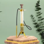 COCOYAYA Denali Bonzai Golden Hookah - 33" with Acrylic transparent base - Image 2
