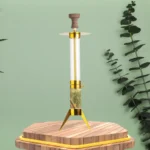 COCOYAYA Denali Bonzai Golden Hookah - 33" with Acrylic transparent base - Image 3