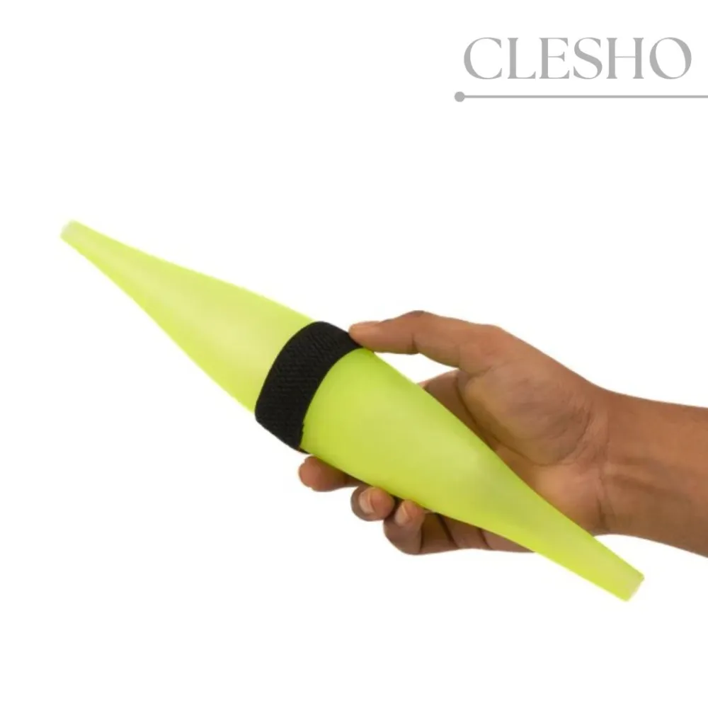 Bazooka-Yellow-2.webp Bazooka Hookah Pipe Handle with Ice Chiller - Yellow - Image 1