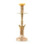 COCOYAYA Barcelona Hookah – Gold Stem with Goldish Crystal Base - Image 2