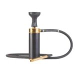 COCOYAYA Car-O-Bar Hookah – Gold Stem, Black Base | Premium Bottle Design Hookah with Free Bag - Image 5