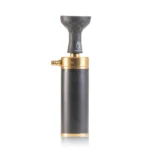 COCOYAYA Car-O-Bar Hookah – Gold Stem, Black Base | Premium Bottle Design Hookah with Free Bag - Image 4