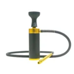 COCOYAYA Car-O-Bar Hookah – Gold Stem, Black Base | Premium Bottle Design Hookah with Free Bag