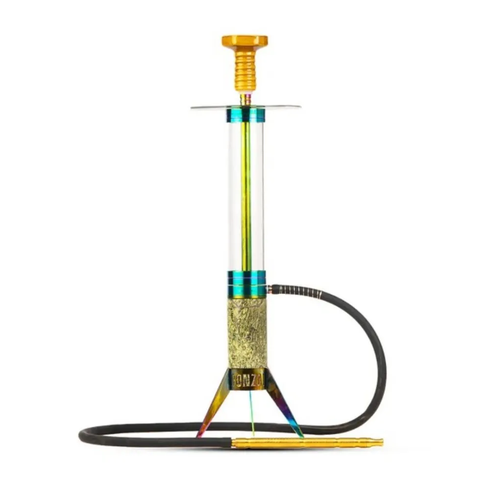 COCOYAYA-Denali-Bonzai-Hookah-Rainbow-1.webp COCOYAYA Denali Bonzai Rainbow Hookah - 33" with Acrylic transparent base - Image 1
