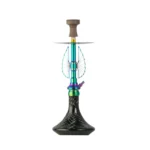 COCOYAYA Draco Hookah – Rainbow Stem with Black Base - Image 2