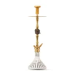 COCOYAYA Jungle Series Cigar Hookah - Golden (White Base) - Image 2