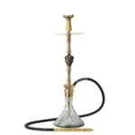 COCOYAYA Jungle Series Cigar Hookah - Golden (Transparent Base)