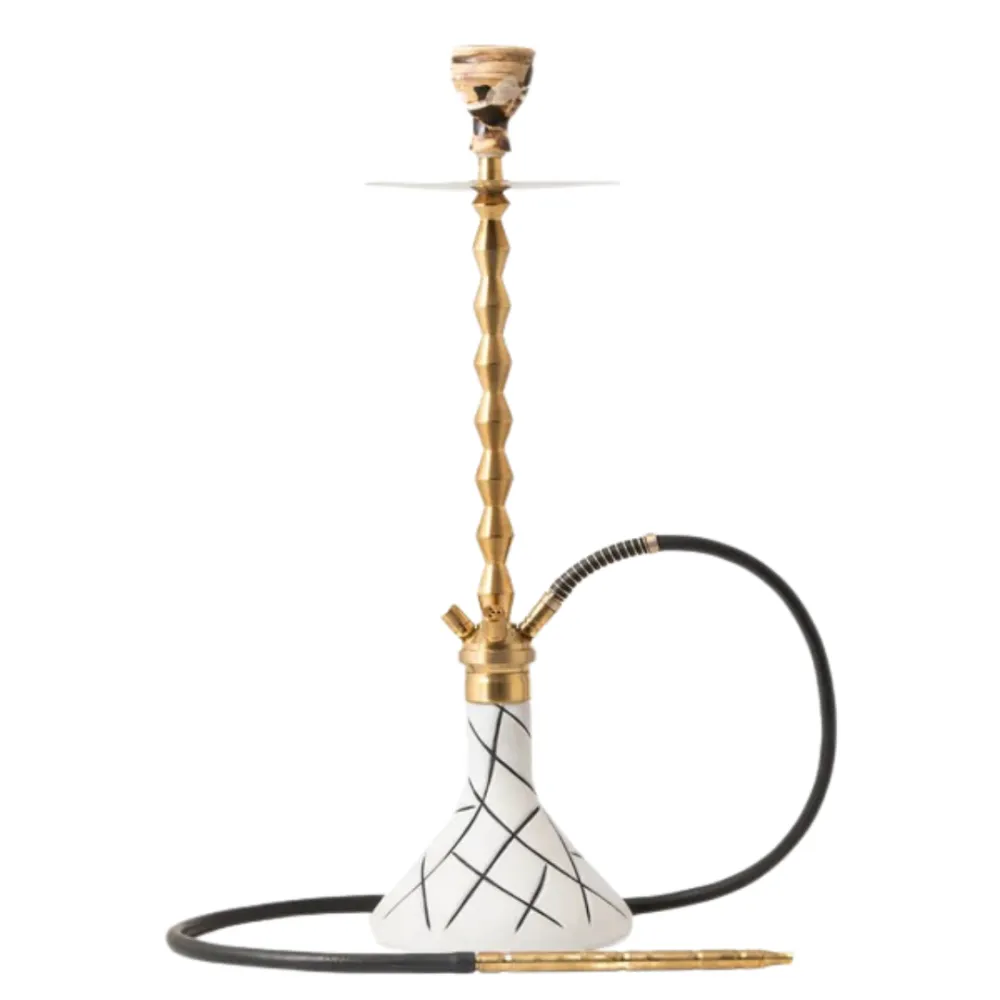 COCOYAYA-King-Series-Carlos-Hookah-Rainbow-1.webp COCOYAYA King Series Emperor Hookah – Golden Majesty (White Base) - Image 1