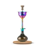 COCOYAYA Yara Hookah - Rainbow Stem with Black Base + Free Carry Bag - Image 3
